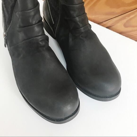 CAT Footwear Kiley Leather Tweed Ankle Boot - Picture 2 of 9